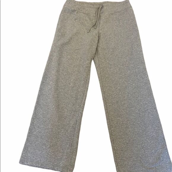 JOE FRESH Grey Drawstring Wide Leg Lounge Pant S - Picture 3 of 9